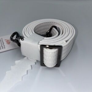 Lug 1” satin luxe white crossbody strap